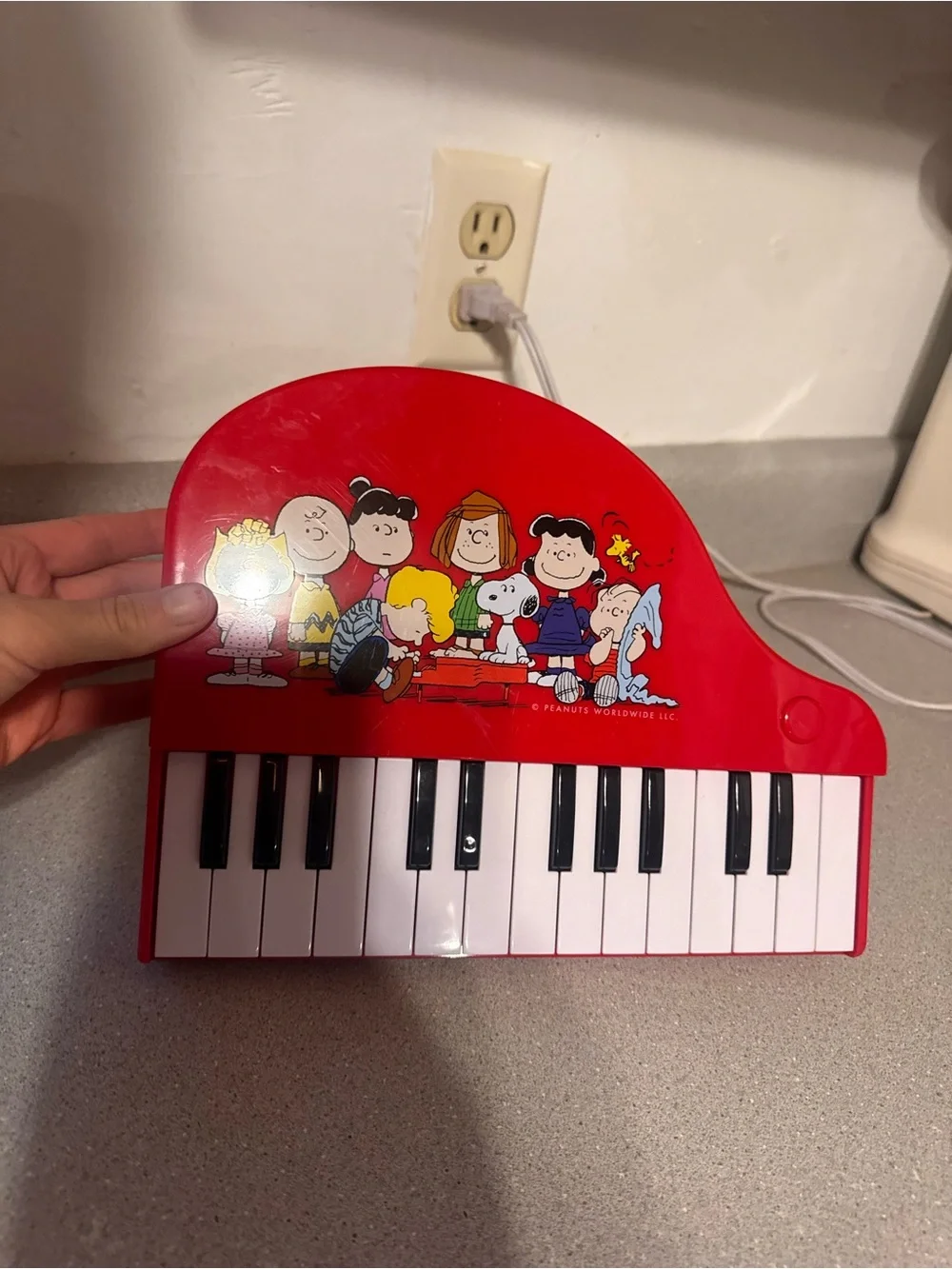 Peanuts snoopy Kids Mini piano Character Graphics